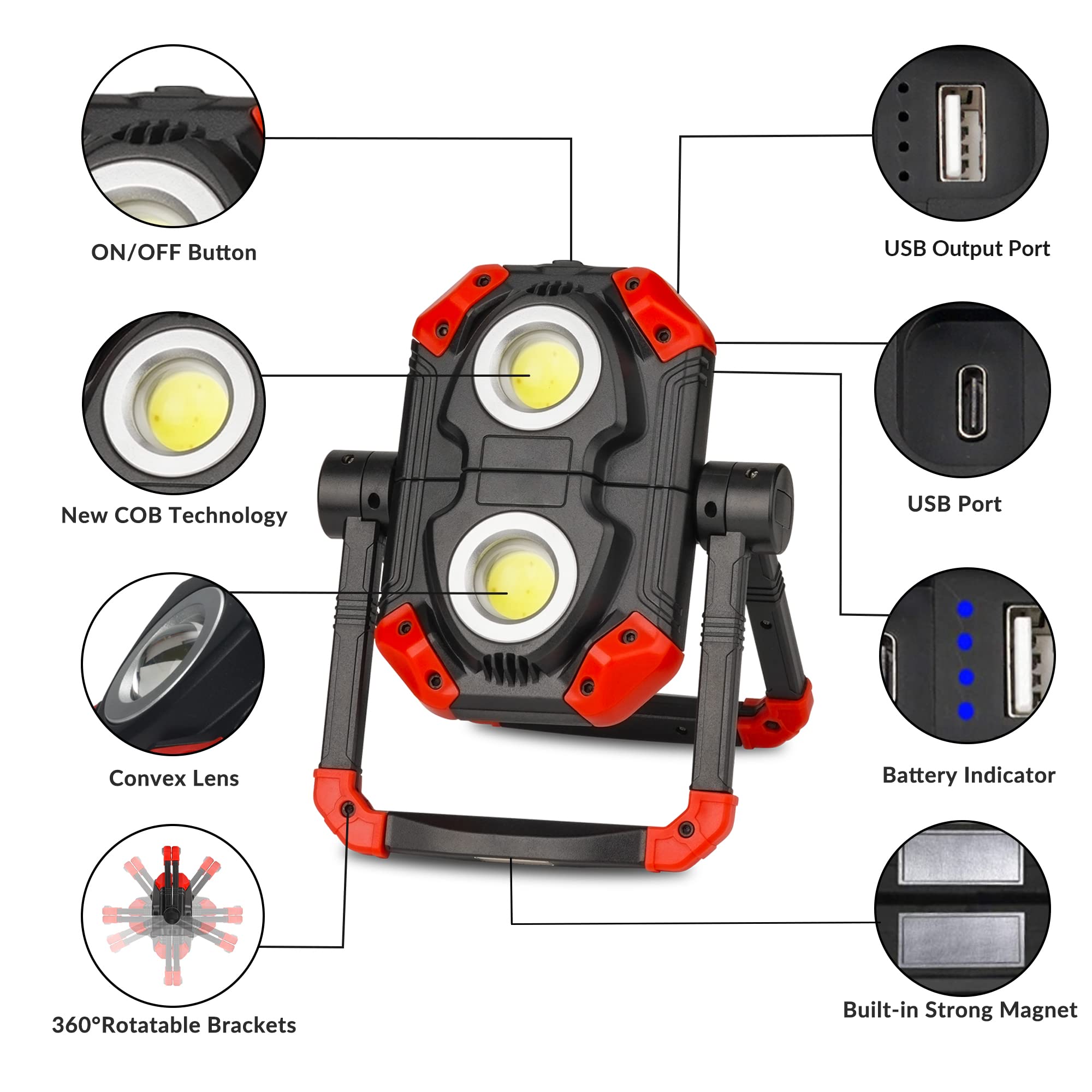 Foldable-Rechargeable-Work-Light-supplier