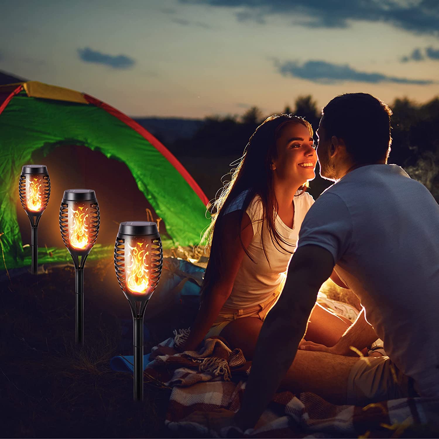 Solar Garden Flame Light Maker