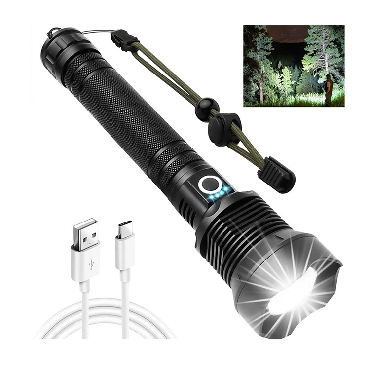 OEM High Lumen Rechargeable Aluminum Flashlight Manufacturer