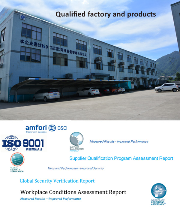 Qualified factory and products