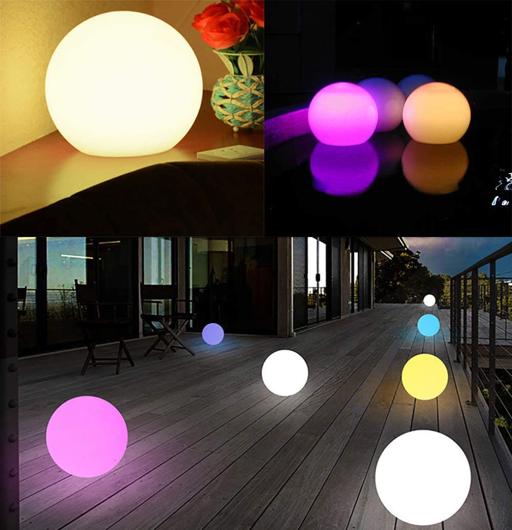 Solar Ball Outdoor Light PE And ABS Material