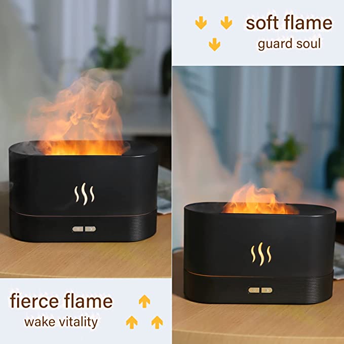 Humidifier with Flame Light