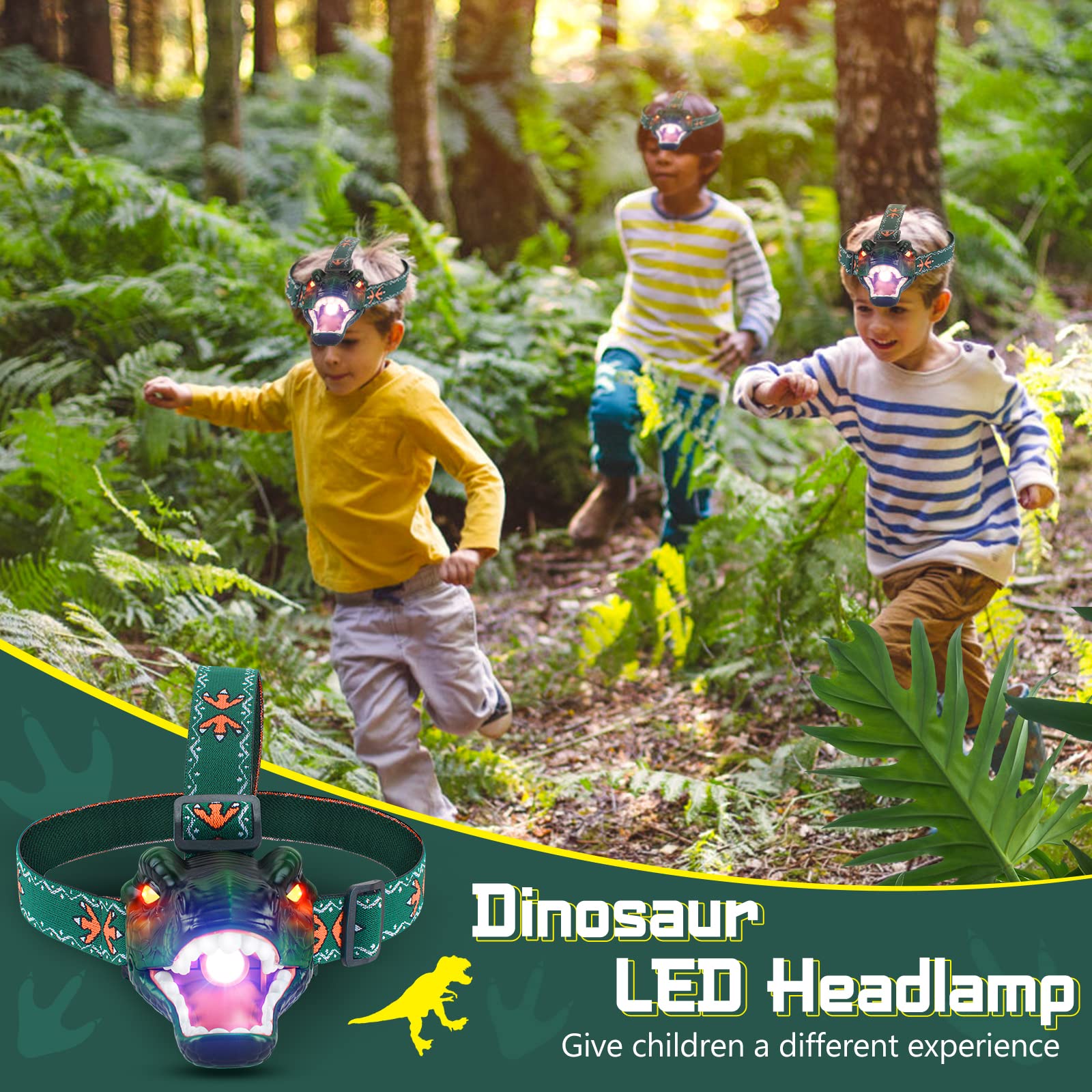 LED Dinosaur Headlamp Suppliers