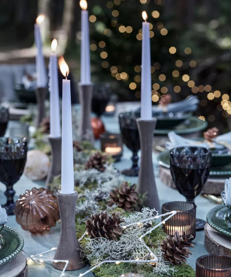 Wholesale Indoor Christams Lighting-make a winter table warmer