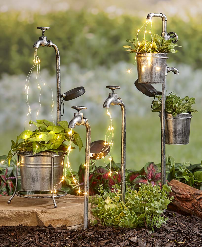 Wholesale Solar Garden Decoraitons-faucet