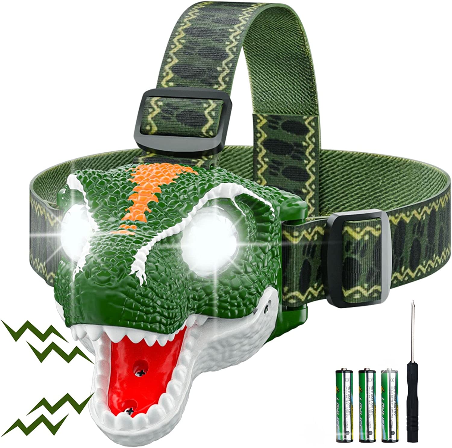 LED Dinosaur Headlamp Supplier